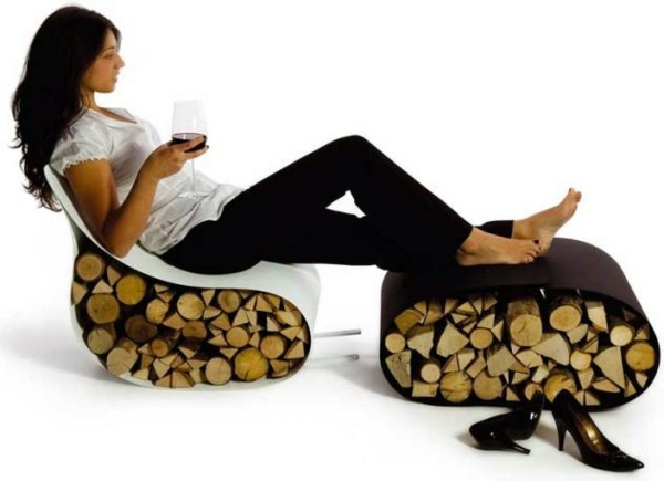 Art - Creative firewood rack by Ak47 Design Art - Creative firewood rack by Ak47 Design