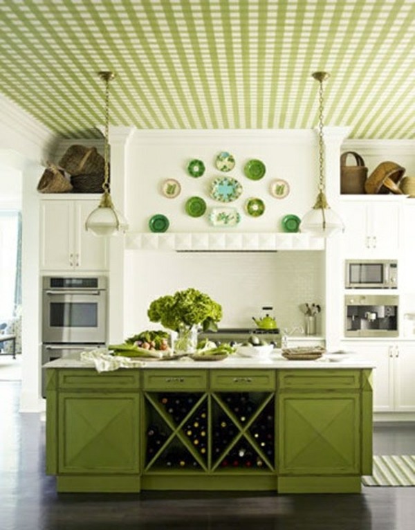 Ceiling covering turns the room into a work of art