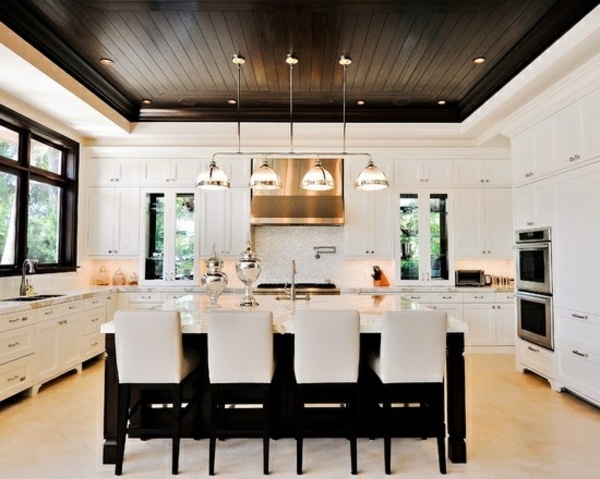 Ceiling covering turns the room into a work of art