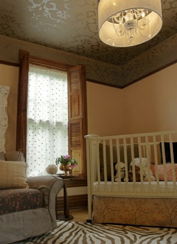 Ceiling covering turns the room into a work of art