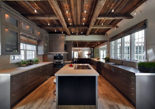 Ceiling covering turns the room into a work of art