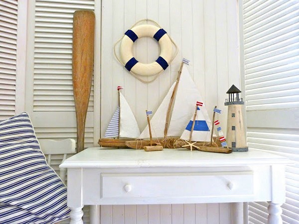 Create summer atmosphere at home - DIY decoration ideas for a nautical interior design