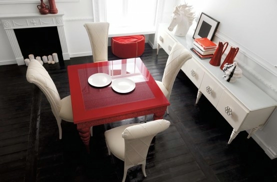 Dining Room Decor by Altamoda Home - stylish, trendy and very elegant