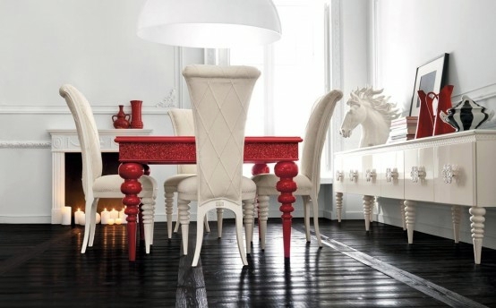Dining Room Decor by Altamoda Home - stylish, trendy and very elegant