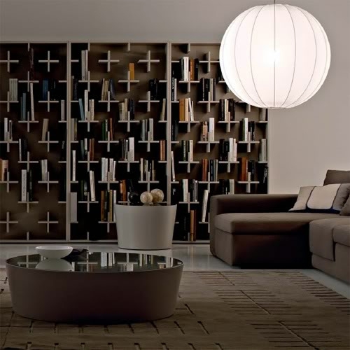 A strange bookshelf by Nendo for Conde House