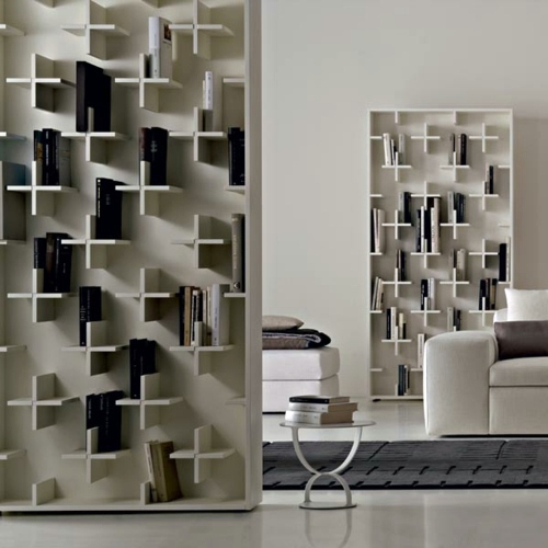 A strange bookshelf by Nendo for Conde House