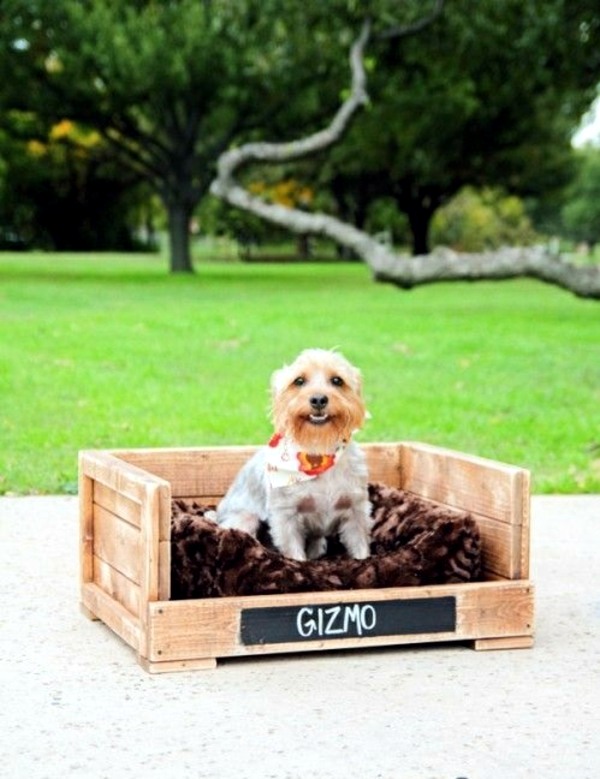 Europaletten - Make great dog beds from Euro pallets themselves - dog beds made of wood Europaletten - Make great dog beds from Euro pallets themselves - dog beds made of wood