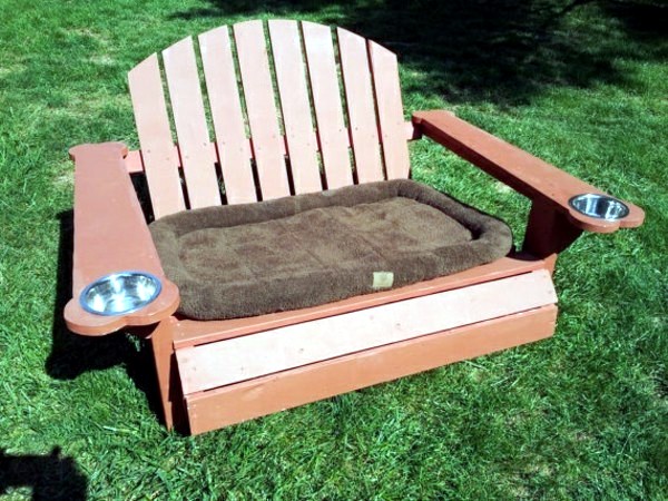 Make great dog beds from Euro pallets themselves - dog beds made of wood Make great dog beds from Euro pallets themselves - dog beds made of wood
