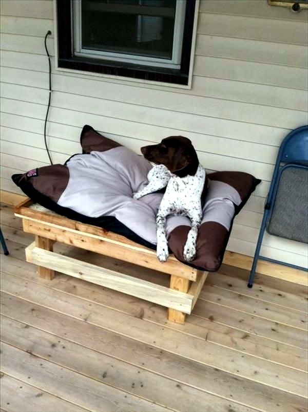 Make great dog beds from Euro pallets themselves - dog beds made of wood Make great dog beds from Euro pallets themselves - dog beds made of wood
