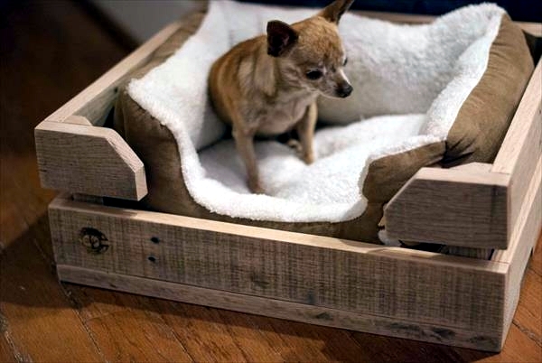 Make great dog beds from Euro pallets themselves - dog beds made of wood Make great dog beds from Euro pallets themselves - dog beds made of wood