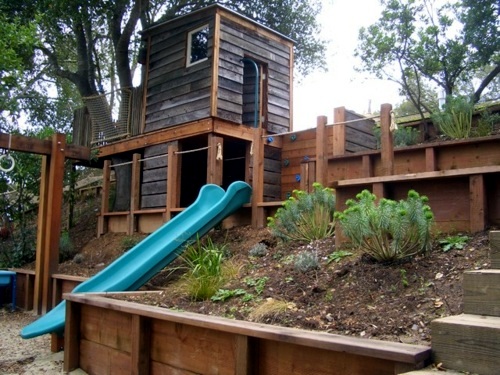 Children's playhouses in the backyard - 12 gorgeous castles for your little ones