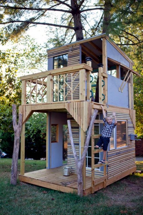 Children's playhouses in the backyard – 12 gorgeous castles for your ...