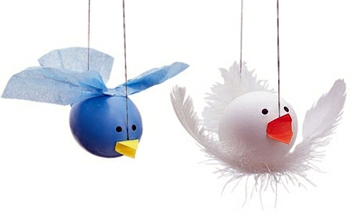 Bastelideen - Funny Easter ideas for an atmospheric fixed