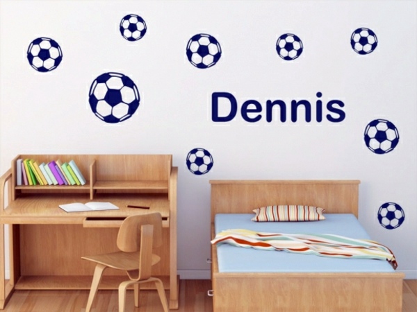 Creative wall design with nursery wall decals