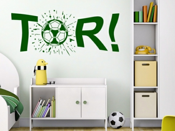 Creative wall design with nursery wall decals