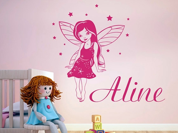 Creative wall design with nursery wall decals