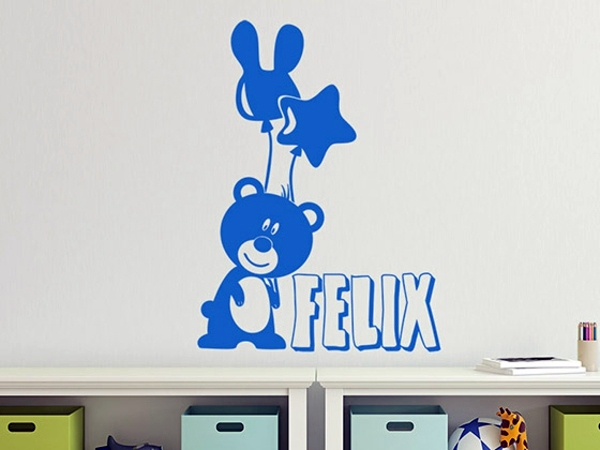 Creative wall design with nursery wall decals