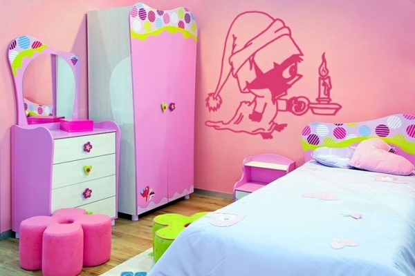 Creative wall design with nursery wall decals