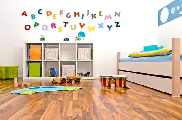 Creative wall design with nursery wall decals