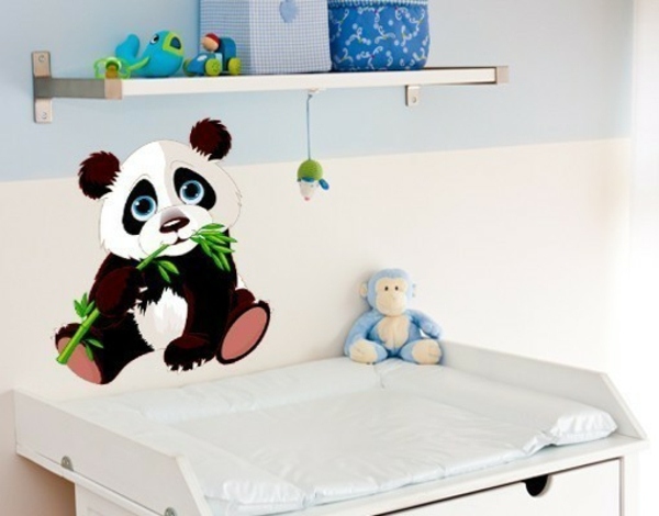 Creative wall design with nursery wall decals