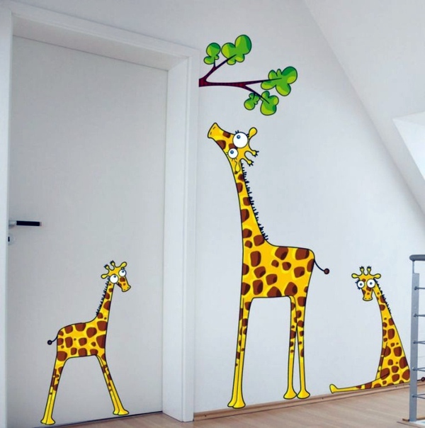 Creative wall design with nursery wall decals Avso