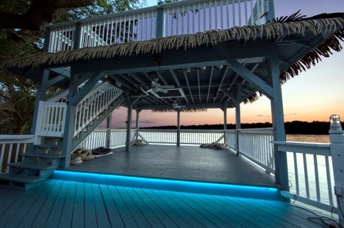 Cool interior design ideas for modern outdoor stairs with lighting