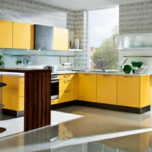 Bright yellow kitchens - Bring the sun into your home!