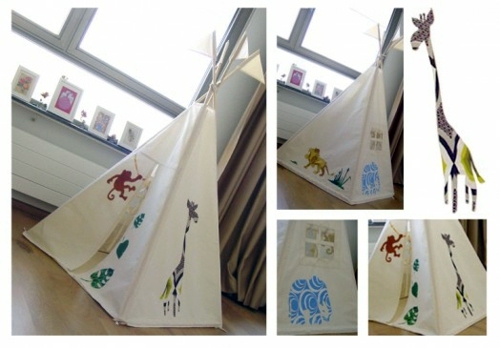 Cute Indian tipi tent in the room of your children Moozle
