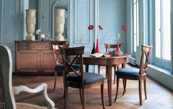 Esszimmer - Elegant decor in the dining room with rustic furniture Esszimmer - Elegant decor in the dining room with rustic furniture