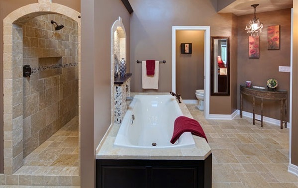Einrichtungsideen - 15 Mediterranean Bathroom Designs
