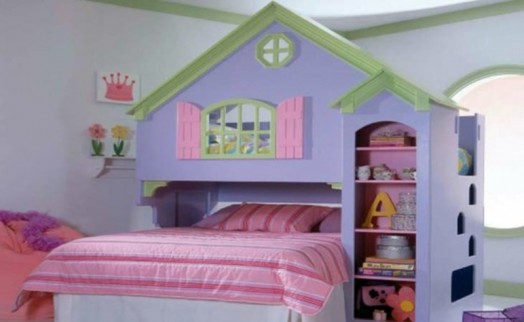 Wonderful girl beds in the form of houses Wonderful girl beds in the form of houses