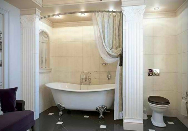 Freestanding bathtubs in Victorian style
