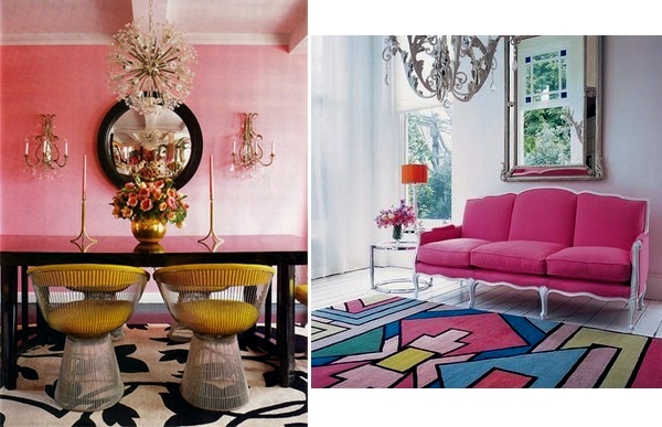 Pink Interiors - 10 stylish and chic ideas