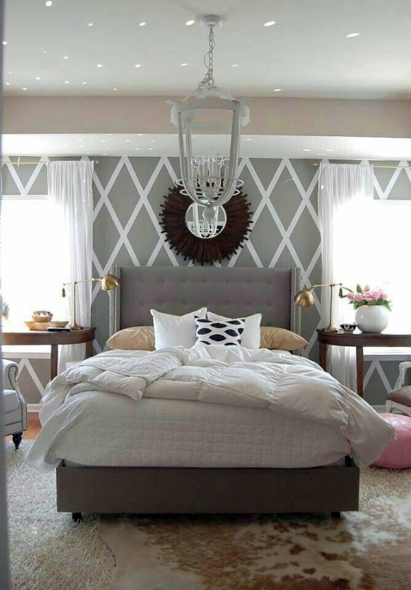 20 Cool Bedroom Ideas - The bedroom set completely chic