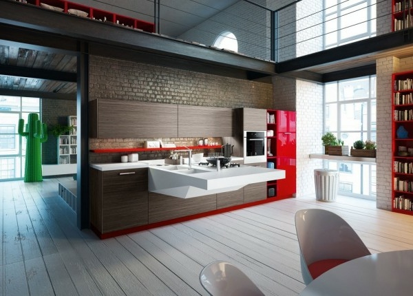 Italian kitchen furniture by Snaidero
