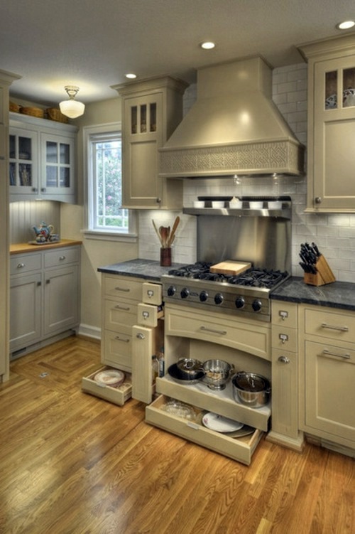 Kitchen solutions for more storage space! Here is something for every niche!