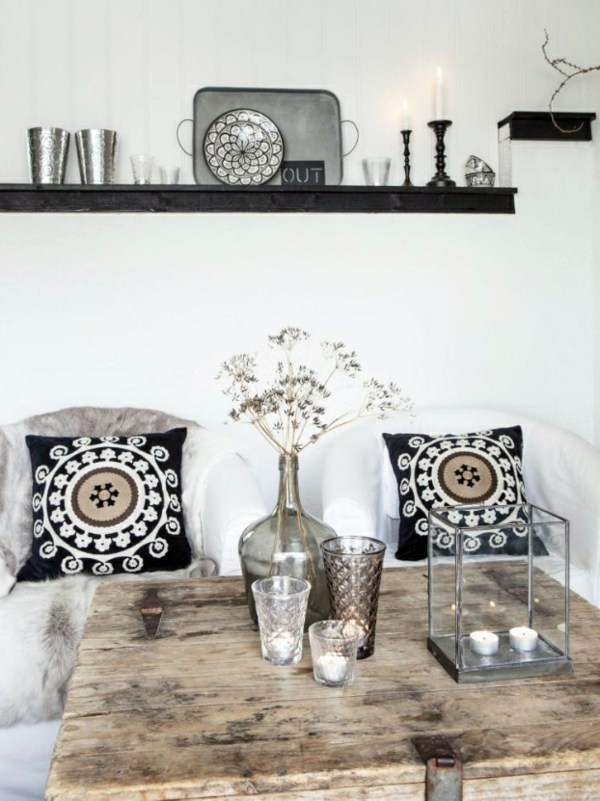 Living and set up - a cottage with Scandinavian design