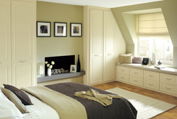Simple, yet simple solutions and cool ideas for bedroom design