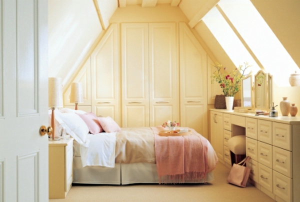 Simple, yet simple solutions and cool ideas for bedroom design
