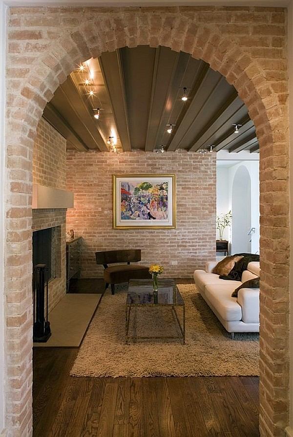 Wall with bricks for a rustic look point