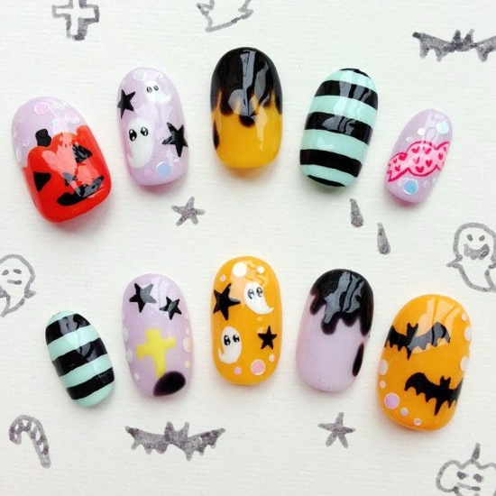 Nail Polish Ideas for Halloween – 40 inspiring nail design pictures ...