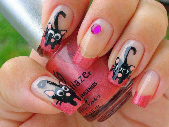 Nail Polish Ideas for Halloween - 40 inspiring nail design pictures Nail Polish Ideas for Halloween - 40 inspiring nail design pictures