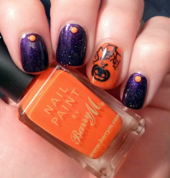 Nail Polish Ideas for Halloween - 40 inspiring nail design pictures Nail Polish Ideas for Halloween - 40 inspiring nail design pictures