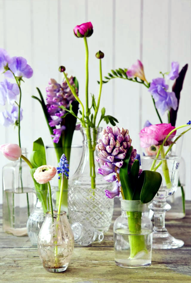 Beautiful spring table decoration ideas with flowers