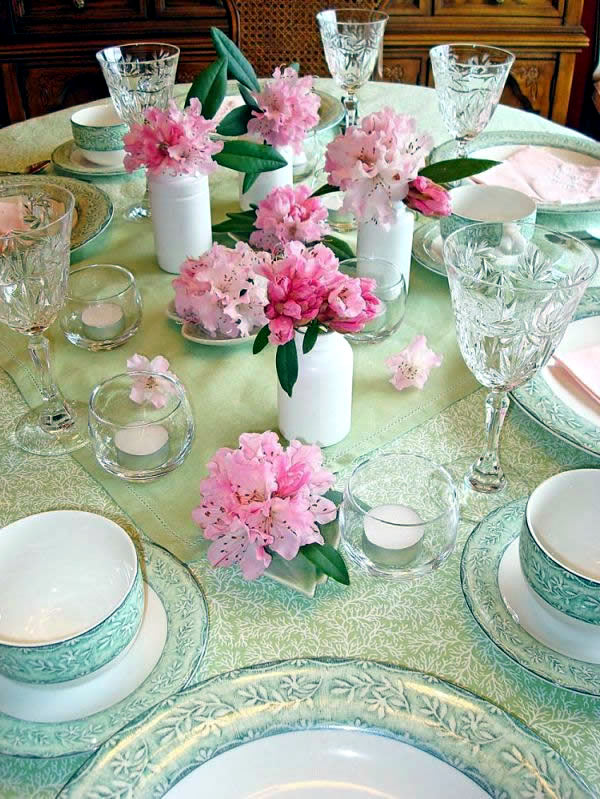 Beautiful spring table decoration ideas with flowers Beautiful spring table decoration ideas with flowers