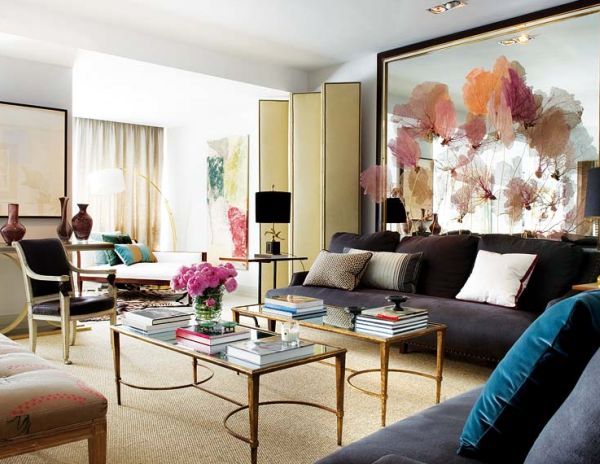 Modern black lamps shades in Interior Design - dark aura