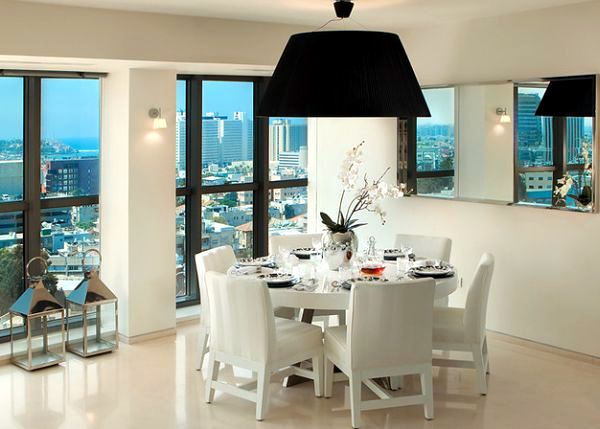 Modern black lamps shades in Interior Design - dark aura