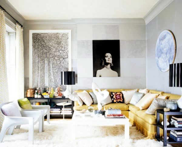Modern black lamps shades in Interior Design - dark aura