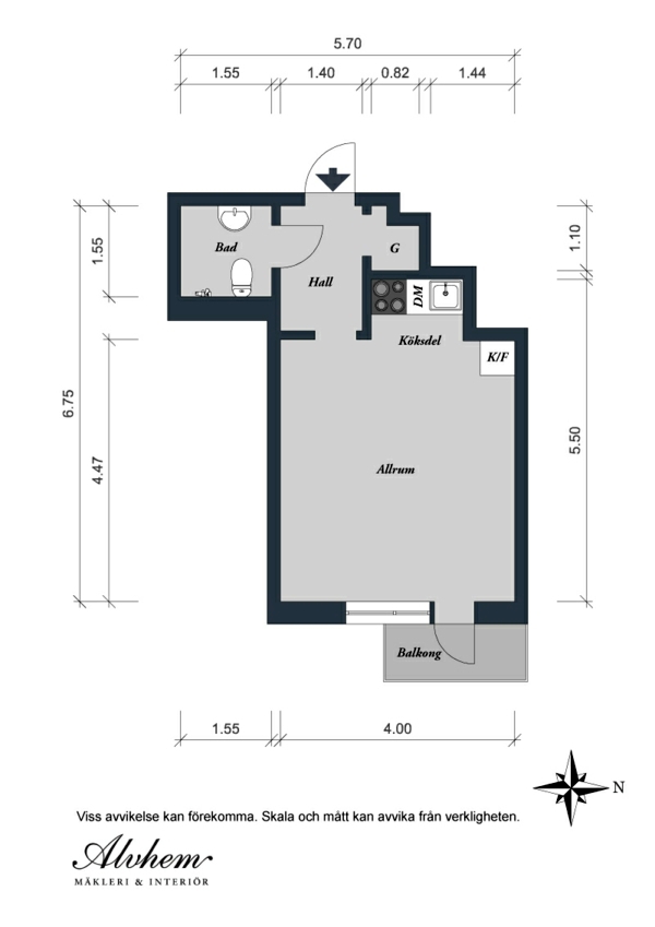 Charming Studio in Sweden with the best advantages of two eras Charming Studio in Sweden with the best advantages of two eras