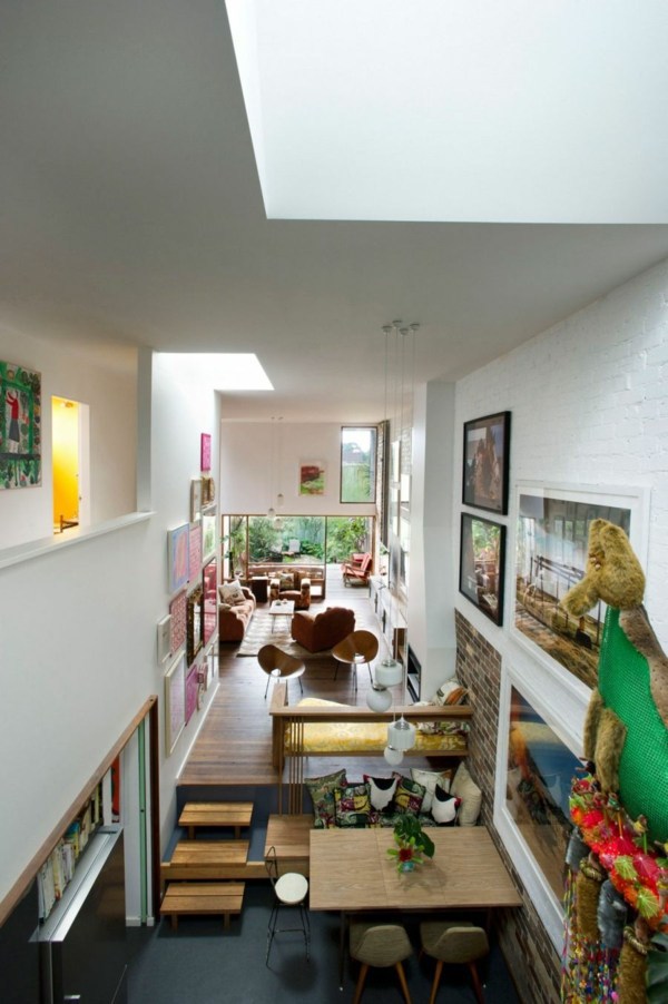 An eclectic house in Sydney shows colorful and playful interior